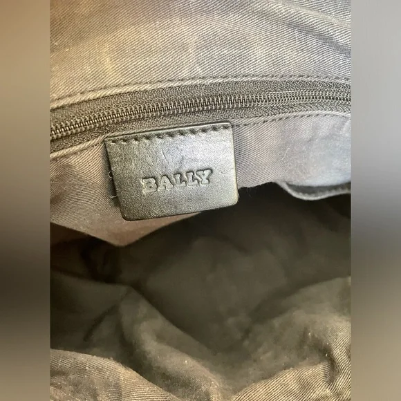 AUTHENTIC BALLY leather signature stripe shoulder bag - Picture 7 of 16